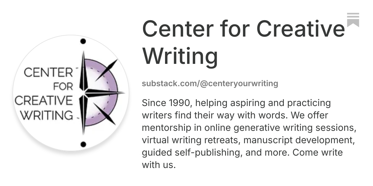 Center for Creative Writing | Substack