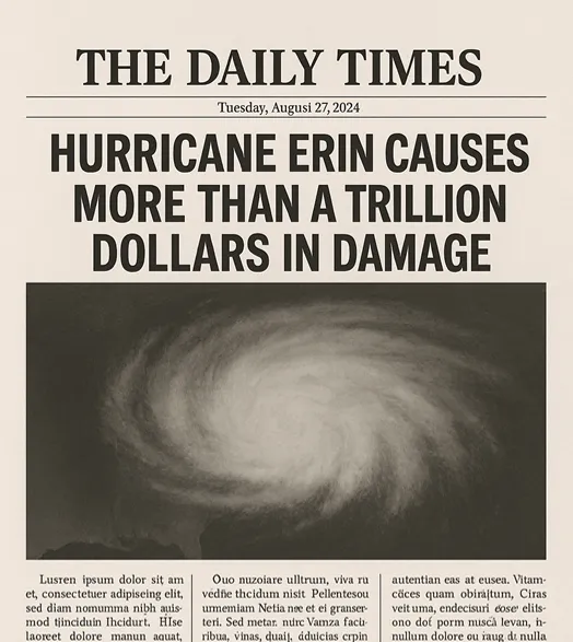 Extreme Non-Event Attribution
How climate change just saved us from a trillion-dollar disaster!