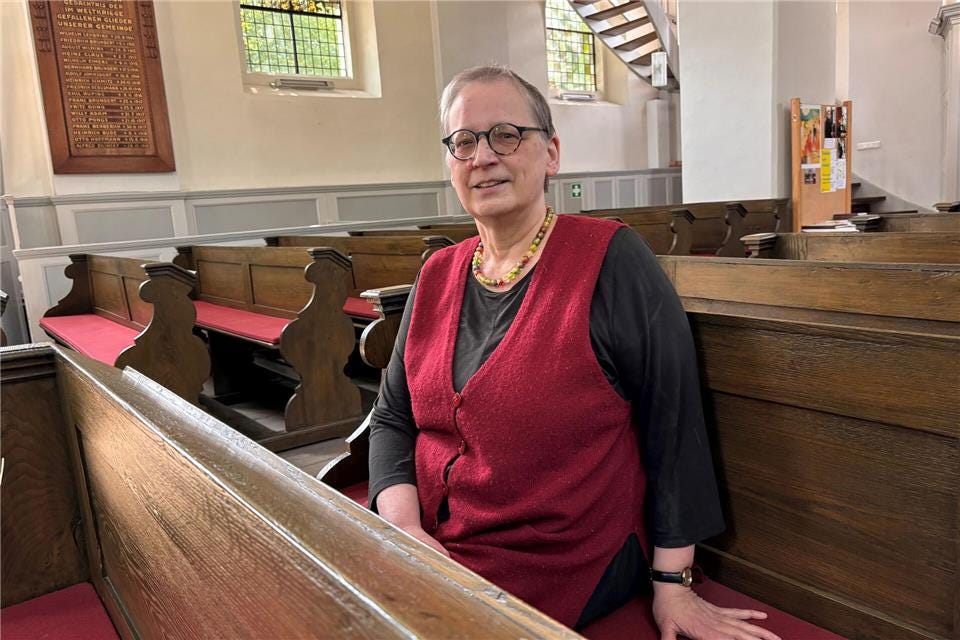 Barbara Werschkull im Frühjahr 2024 in der Gemener Johanneskirche.