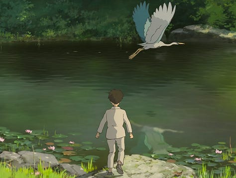 Still from The Boy and the Heron