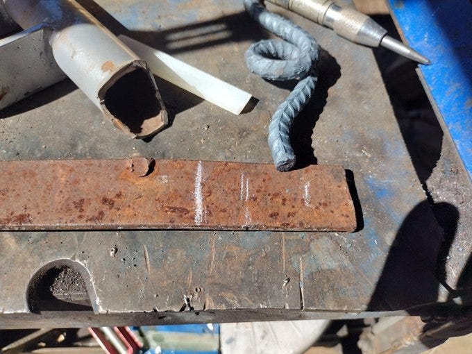 photo of rebar and flat bar