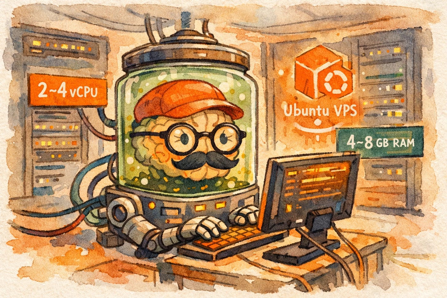 Hermes bot inside a futuristic Ubuntu VPS setup showing always-on AI automation. Hermes bot inside a futuristic Ubuntu VPS setup showing always-on AI automation.