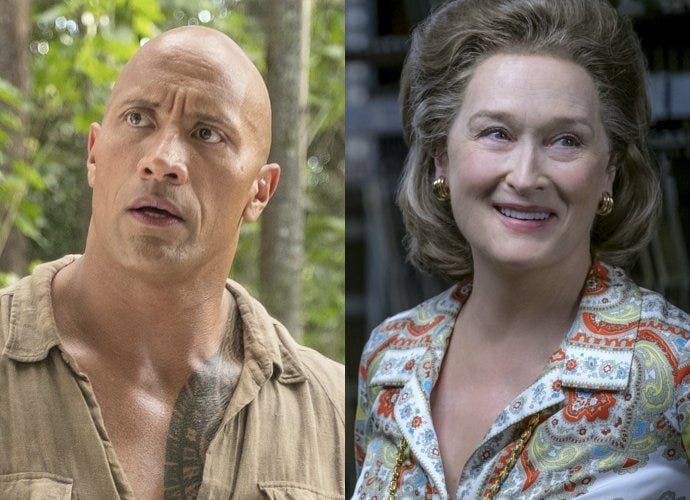 the post cant top dwayne johnsons jumanji mlk weekend box office news the post cant top dwayne johnsons jumanji mlk weekend box office news