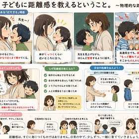 『近すぎるよ』で終わらせない。子どもに距離感を教えるということ。