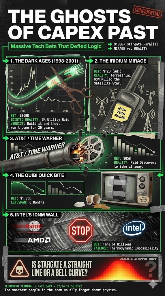 The Ghosts of Capex Past: Massive Tech Bets That Defied Logic