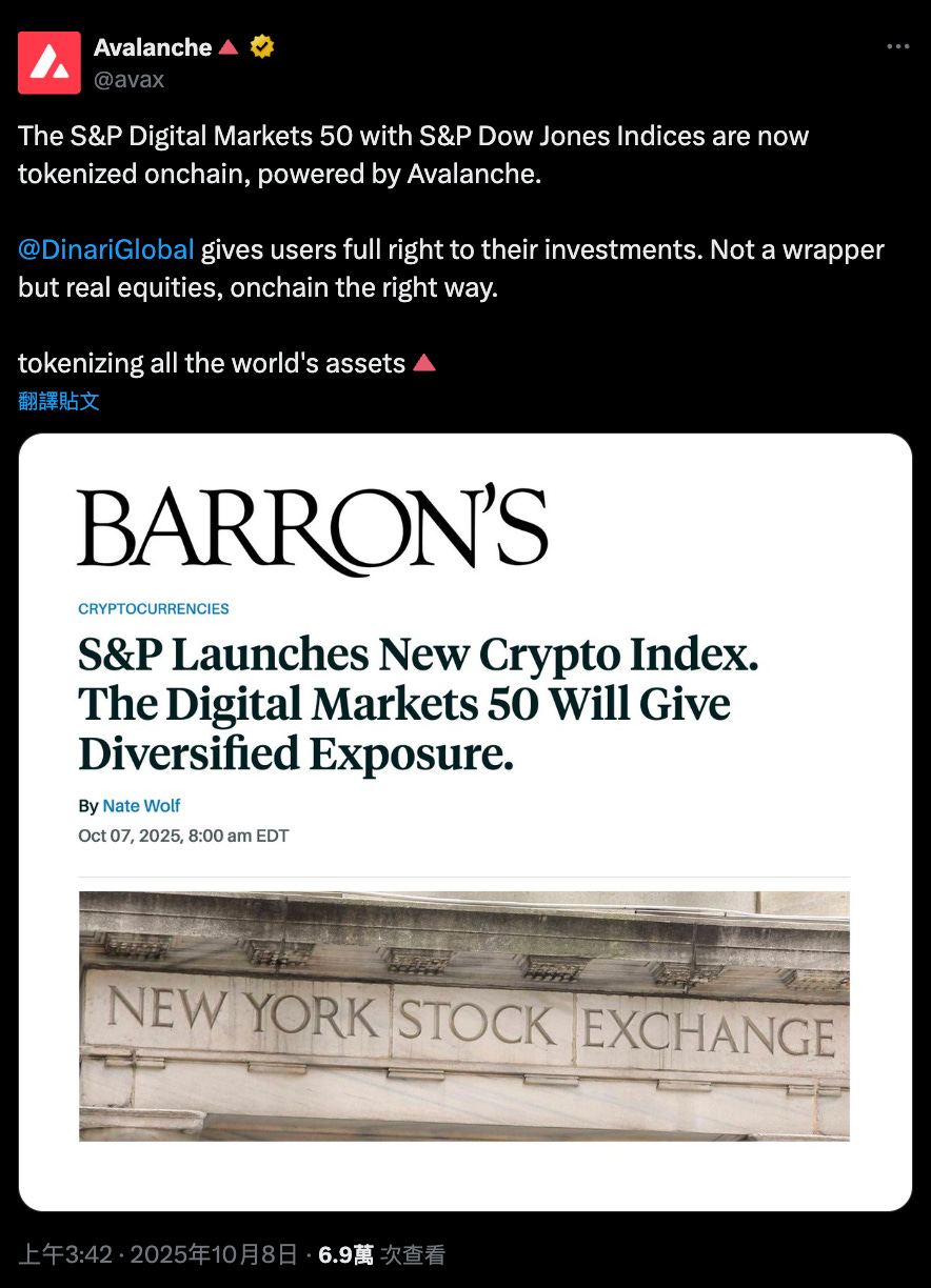 加密貨幣-指數-Avalanche