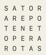 SATOR AREPO TENET OPERA ROTAS
