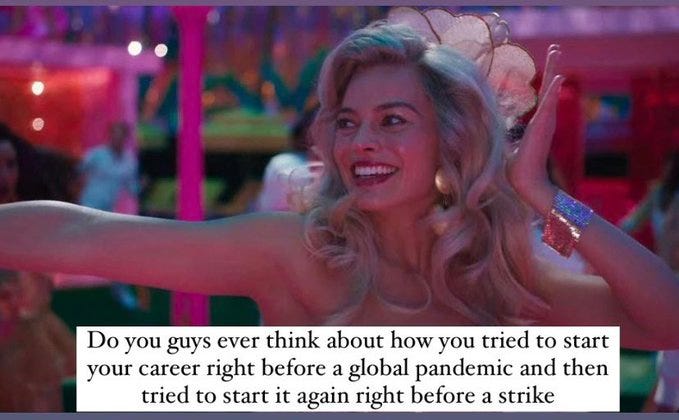 An image from the Barbie movie