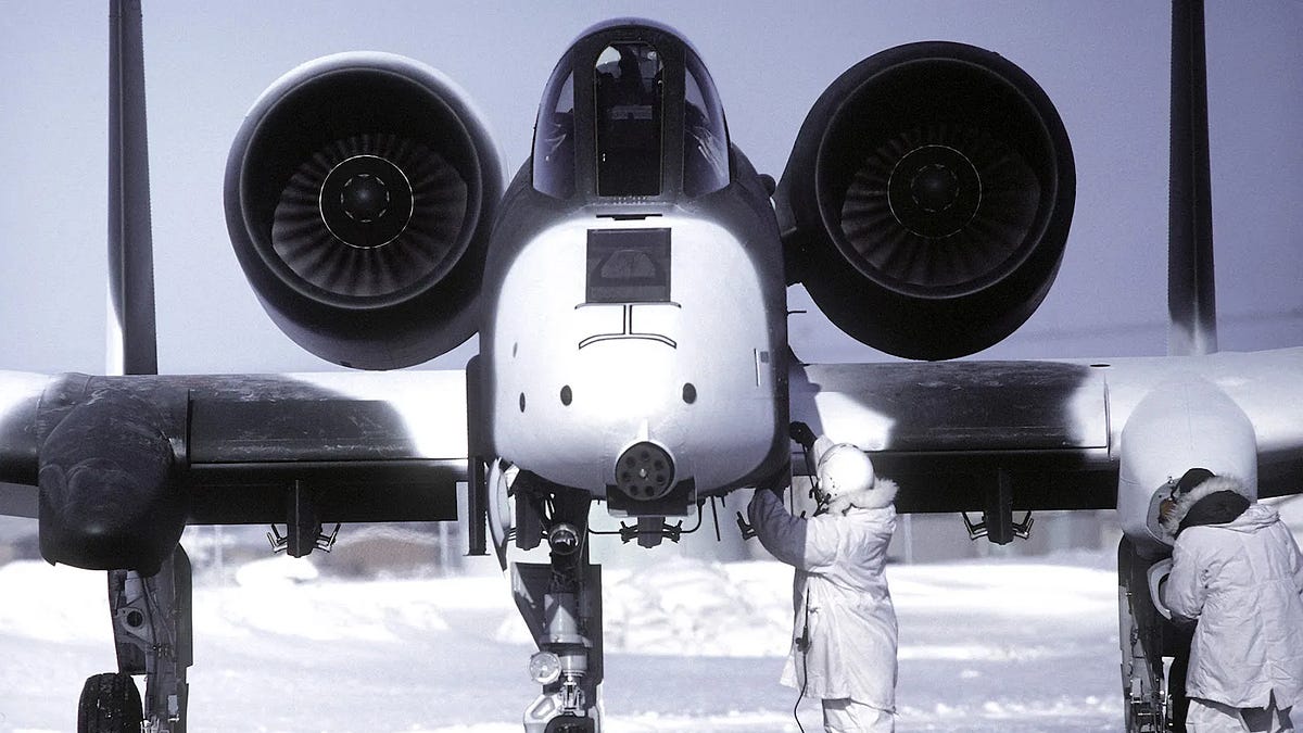 In 1982, Gorgeous A-10 ‘Snow Hogs’ Trained in Alaska
