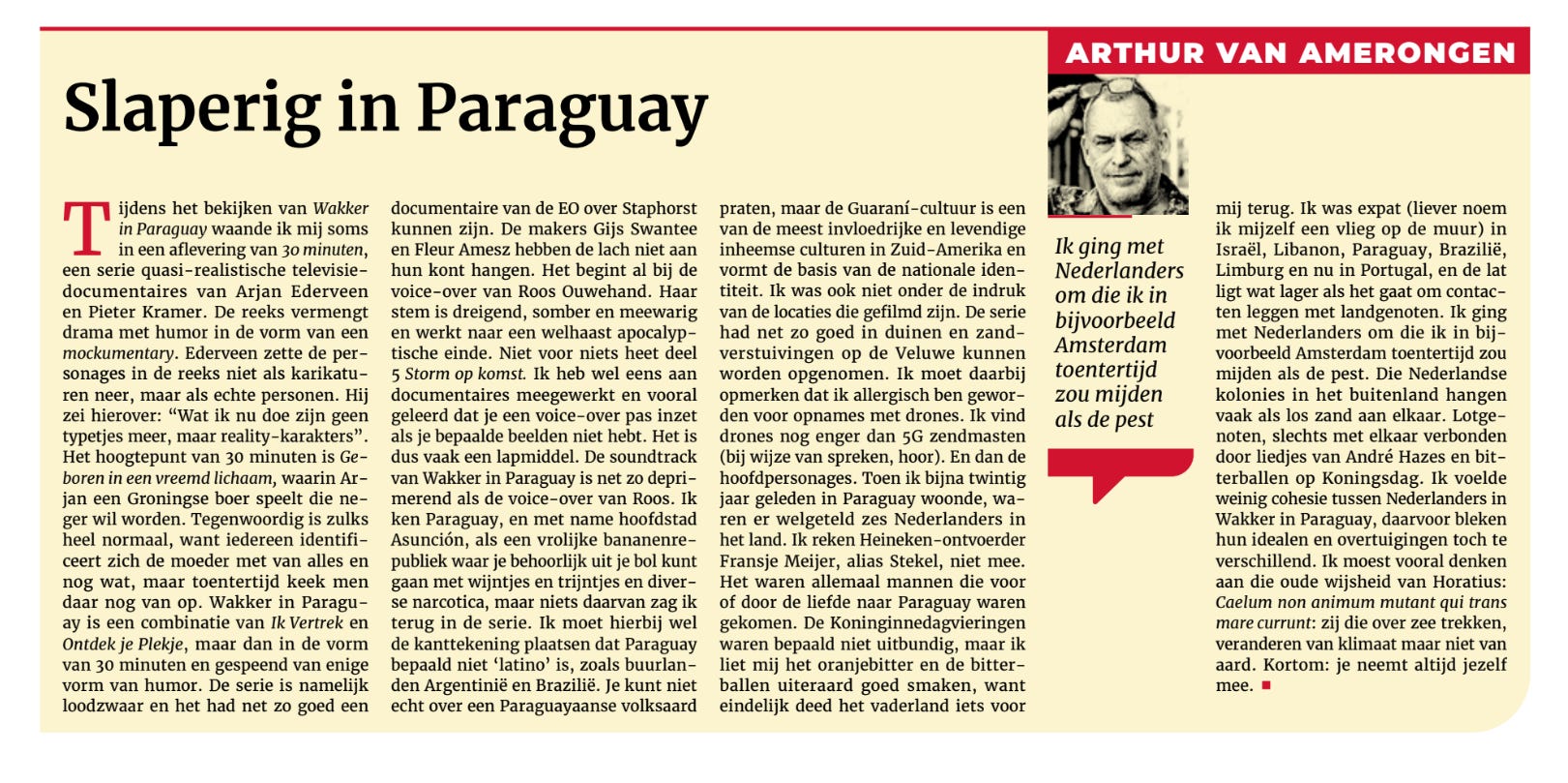 Column! - by Arthur van Amerongen - Arthur’s Substack
