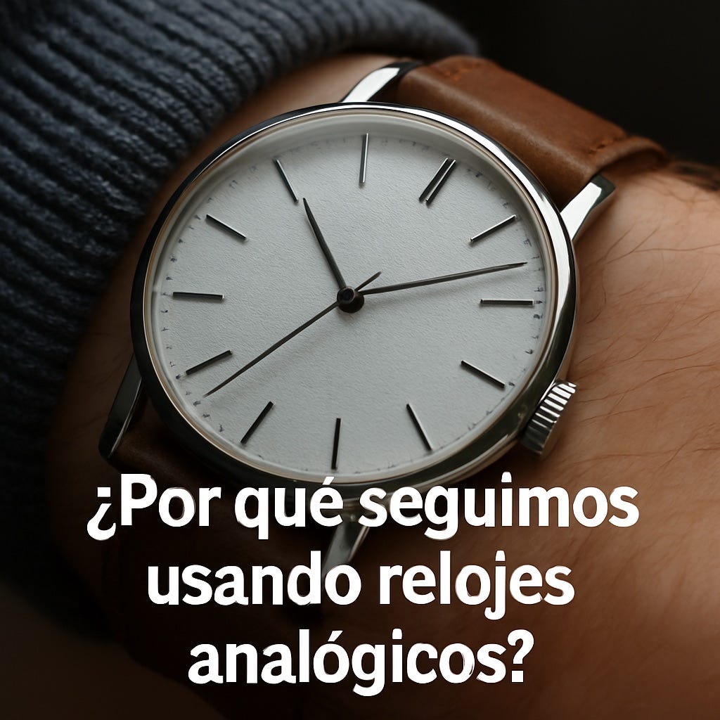 Relojes analógicos de pulsera sobre una superficie de madera con branding de TechRecomendado