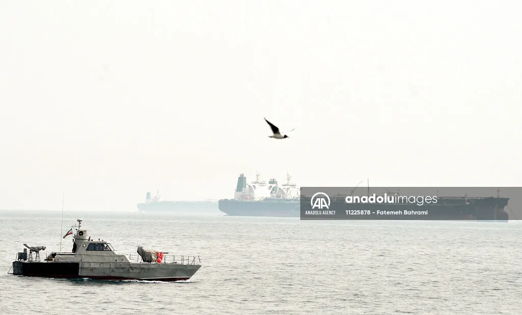 Kharg Island Oil Terminal in Iran