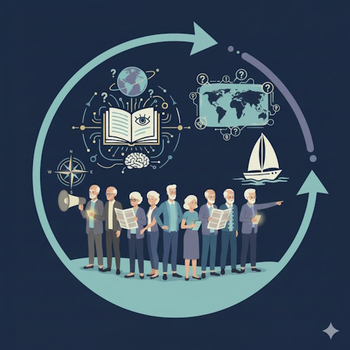 Seniors looking from the past into the future. Seniors looking from the past into the future.