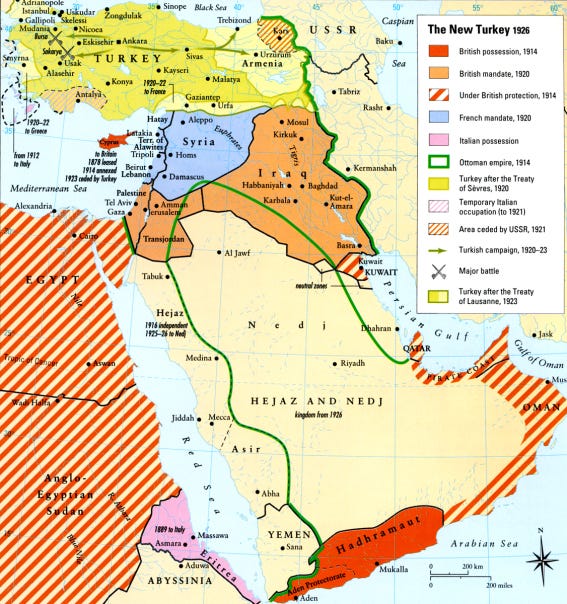 Map - Turkey 1926