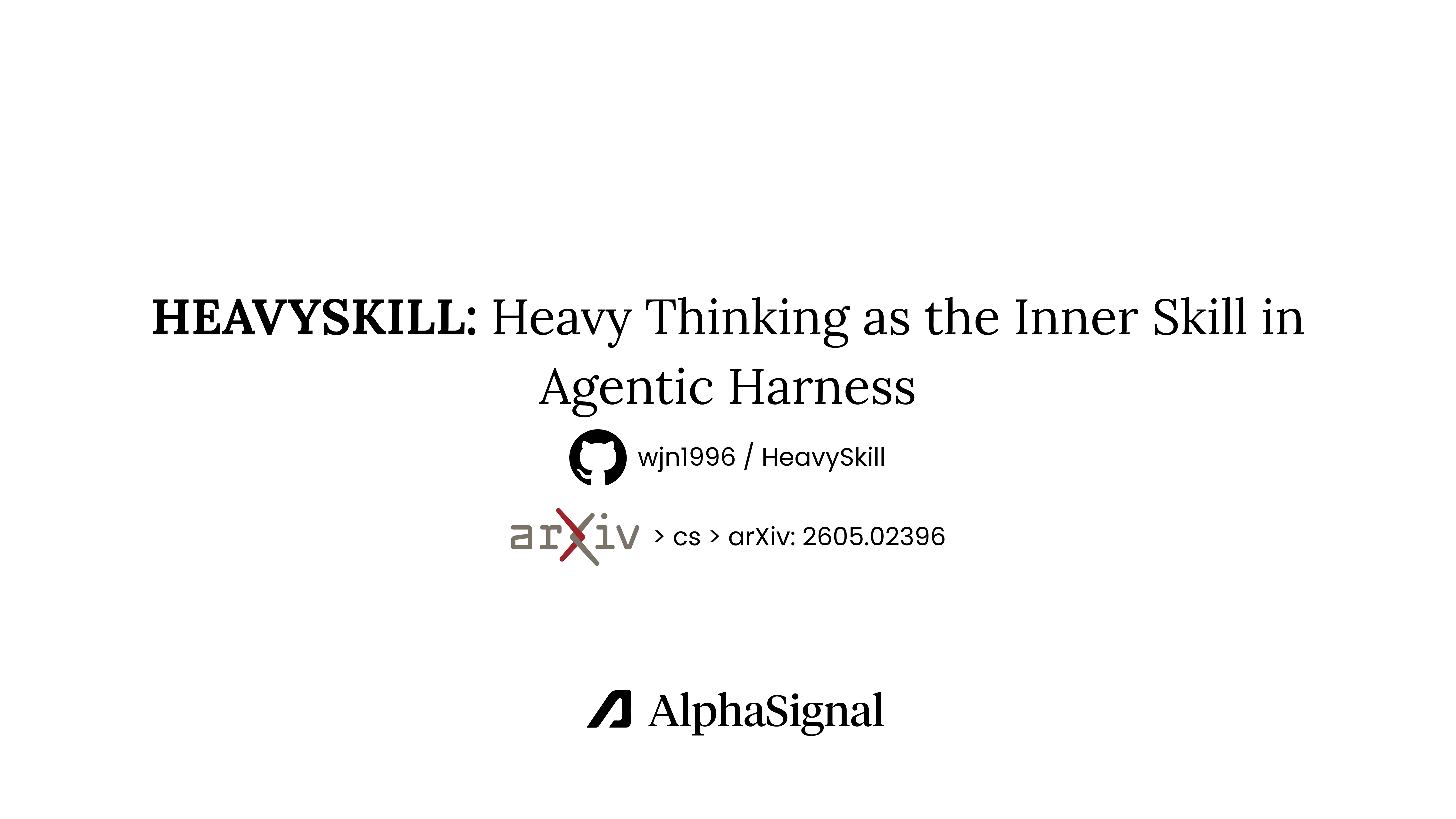 How HeavySkill Turns Agentic Harness Tricks Into a One-File Inner Skill