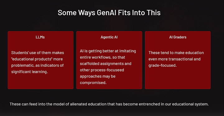 Slides for presentation on AI and grades