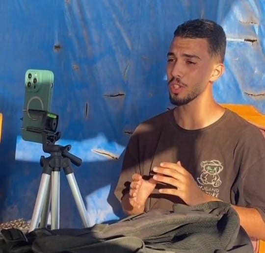 Medo doing a live on TikTok