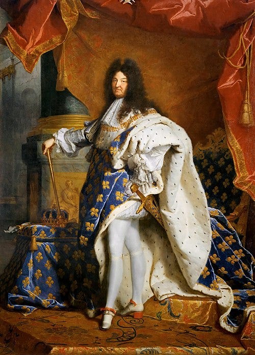 File:Portrait of Louis XIV of France in Coronation Robes (by Hyacinthe Rigaud) - Louvre Museum.jpg