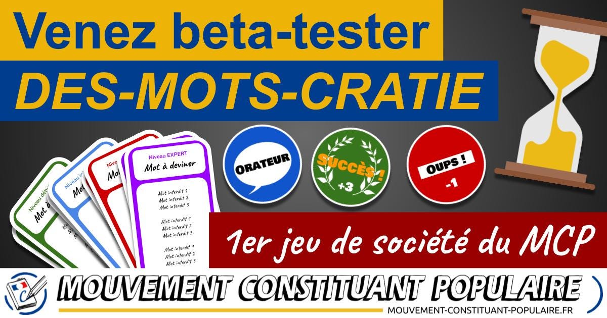 Appel a betatesteurs