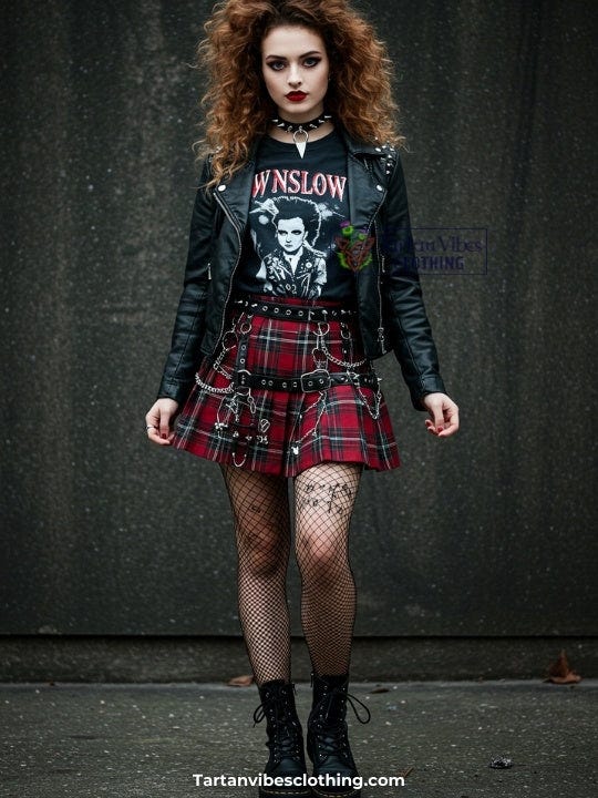 Tartan Skirts – Tartan in punk rock style Tartan Skirts – Tartan in punk rock style