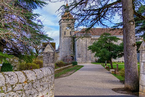 the Castle of Rocamadour