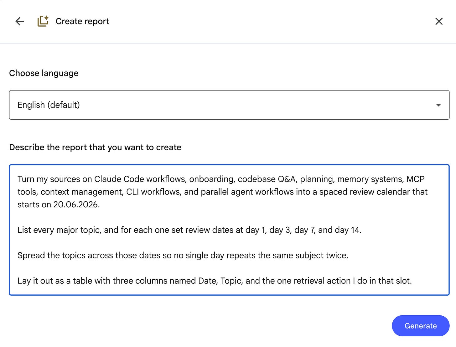 Report Create your own box for a spaced calendar Report Create your own box for a spaced calendar