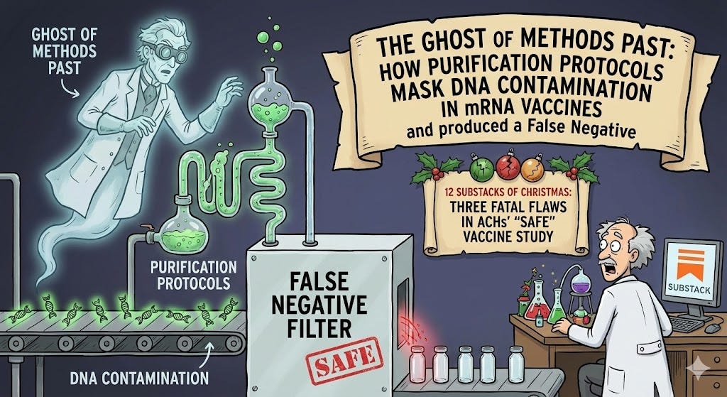 The Ghost of Methods Past: How Purification Protocols Mask DNA Contamination in mRNA Vaccines and produced a False Negative