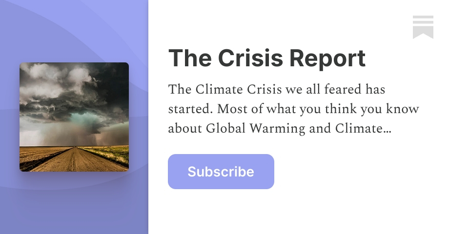 The Crisis Report | Richard Crim | Substack