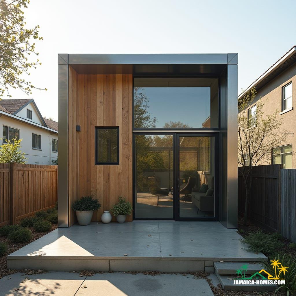 Urban Steel-Clad Mini Home