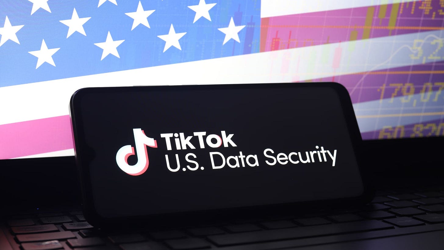 The TikTok USDS (U.S. Data Security) logo appears on a smartphone screen in this illustration photo in Reno, United States, on December 19, 2025. ByteDance sells an additional 80% of its US operation to the companies Oracle, Silver Lake, and MGX. They form a social network group called TikTok USDS Joint Venture LLC (Photo by Jaque Silva/NurPhoto via Getty Images).
