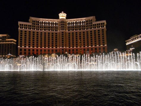 Compliation of photos ofthe Las Vegas strip taken in 2011
