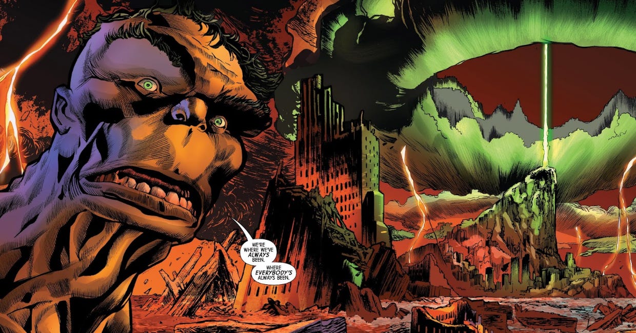 18. A IMORTALIDADE DAS HISTÓRIAS E DOS HULKS...