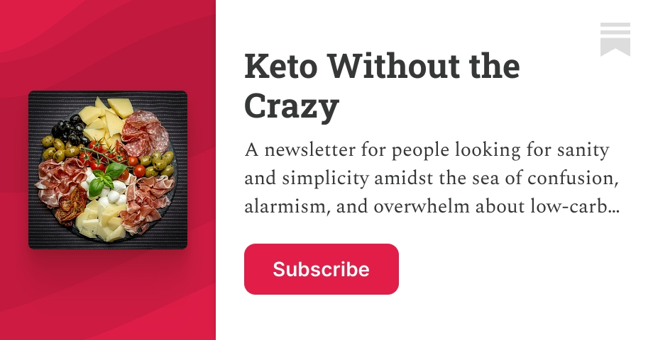 Keto Without the Crazy | Amy Berger | Substack