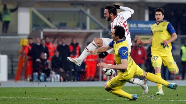 ac milan draws on chievo serie a soccer 2015 ac milan draws on chievo serie a soccer 2015