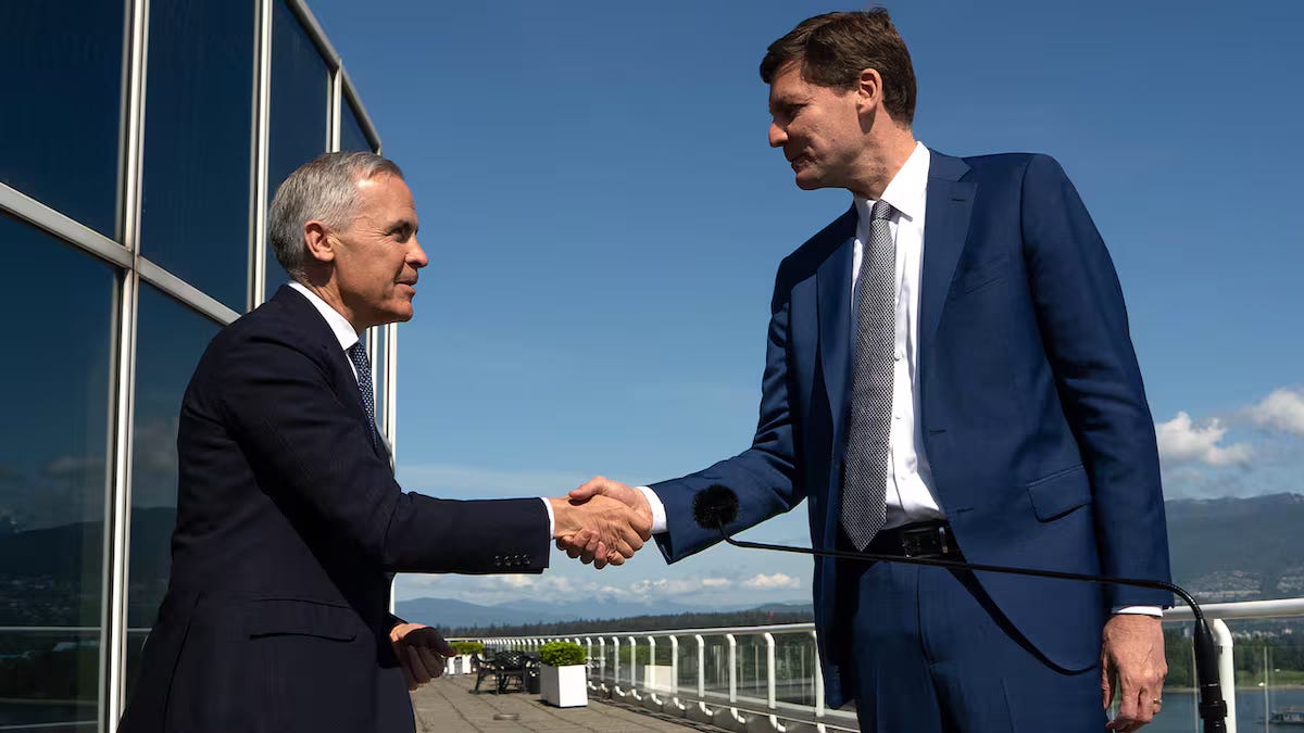 Les émissions de GES du Canada seront plus élevées que prévu, reconnaît Mark Carney Les émissions de GES du Canada seront plus élevées que prévu, reconnaît Mark Carney