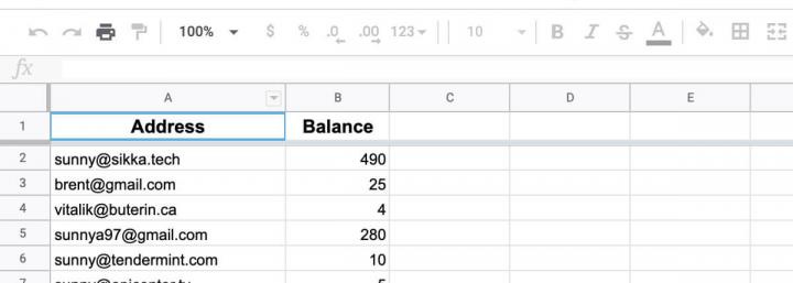 Hackathon winner Sheetcoin offers an Ethereum wallet on Google Sheets Hackathon winner Sheetcoin offers an Ethereum wallet on Google Sheets