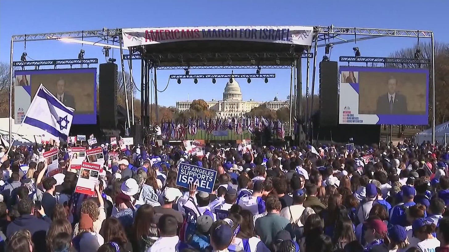 Hundreds of St. Louisans attend massive 'March for Israel' | ksdk.com