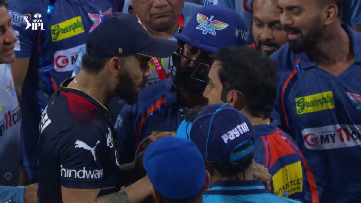 IPL 2023 - 'Ab tu mujhe sikhayega' - What was actually said in Virat Kohli- Gautam Gambhir scuffle in LSG vs RCB | Cricket News – India TV