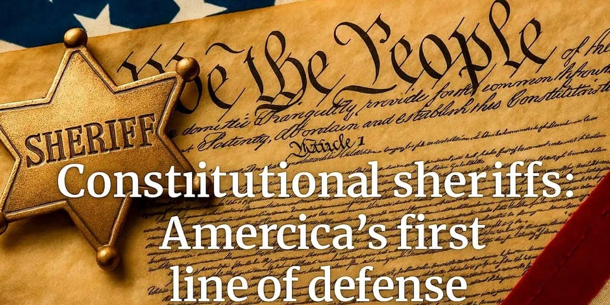 Constitutional sheriffs: America&rsquo;s first line of defense
