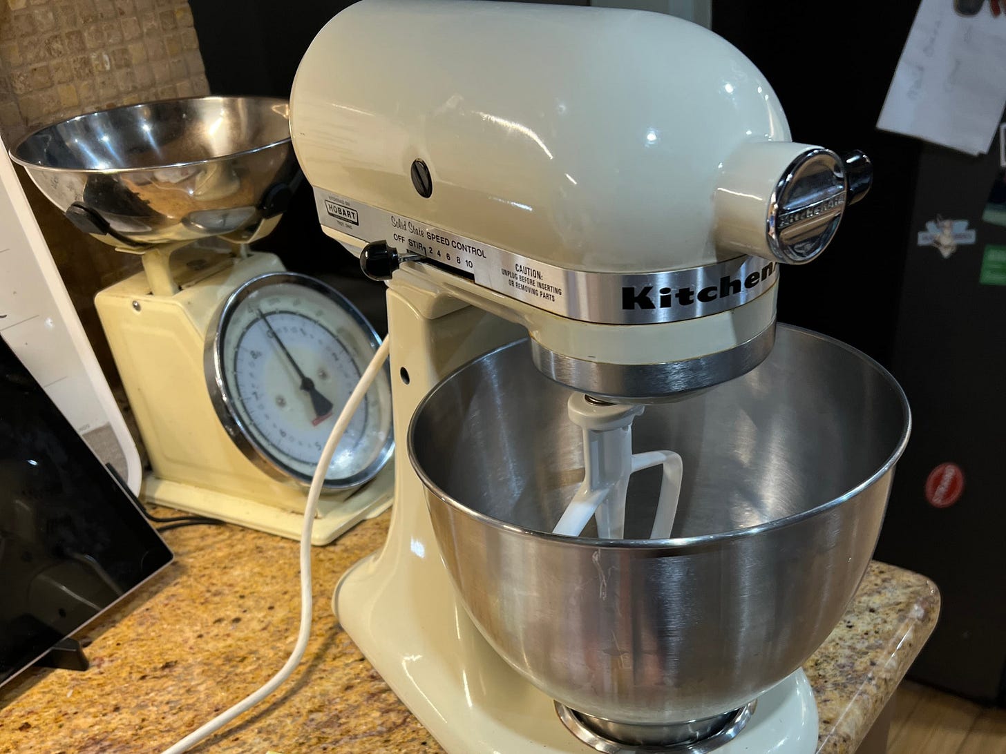 the new standing mixer