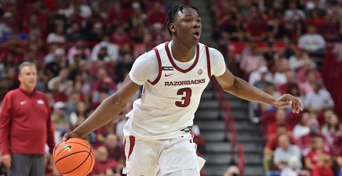 Arkansas forward Adou Thiero to remain in 2025 NBA Draft