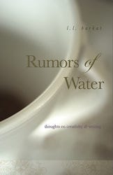 Rumors of Water by L.L. Barkat writing book cover Rumors of Water by L.L. Barkat writing book cover