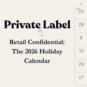 Retail 101: The 2026 Holiday Calendar