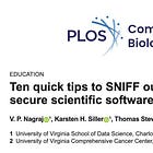 How to SNIFF out Good Scientific Software
