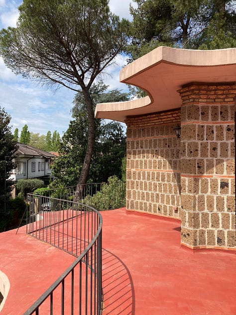 casa baldi paolo portoghesi roma labaro