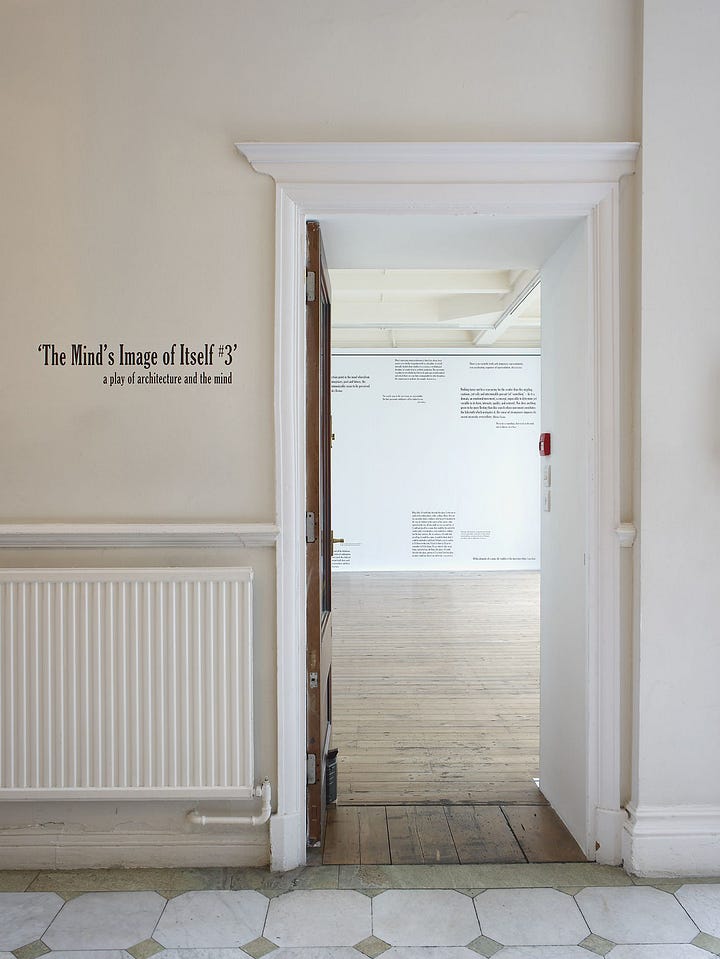 Joseph Kosuth: The Mind’s Image of Itself #3’ a play of architecture and the mind, Sprüth Magers, London, September 10 – October 1, 2011 [© Joseph Kosuth / ARS, New York / DACS, London]