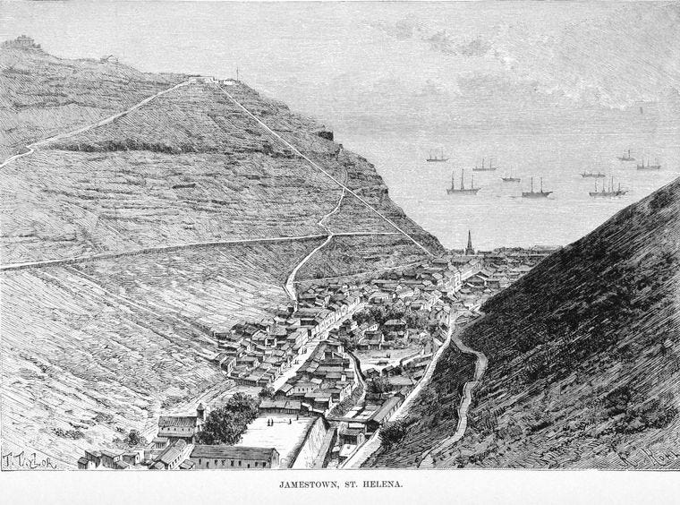 Jamestown, St. Helena. - NYPL Digital Collections
