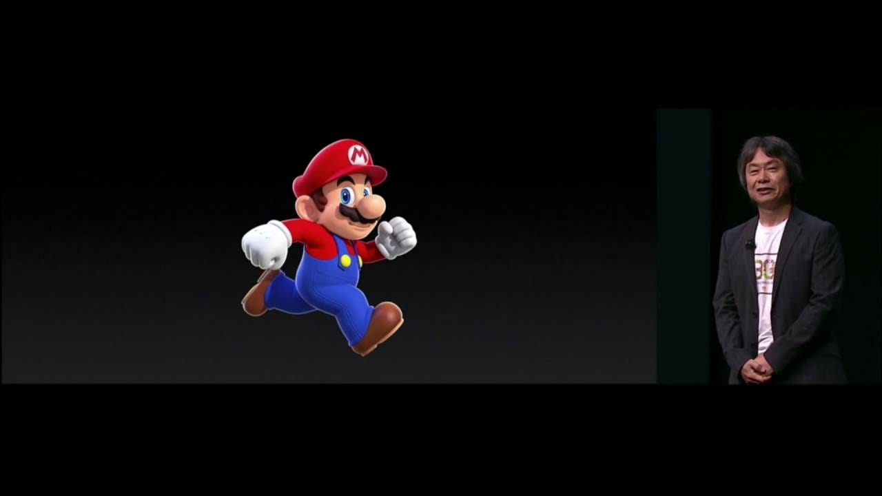Miyamoto Introduces Super Mario Run at Apple Keynote - YouTube