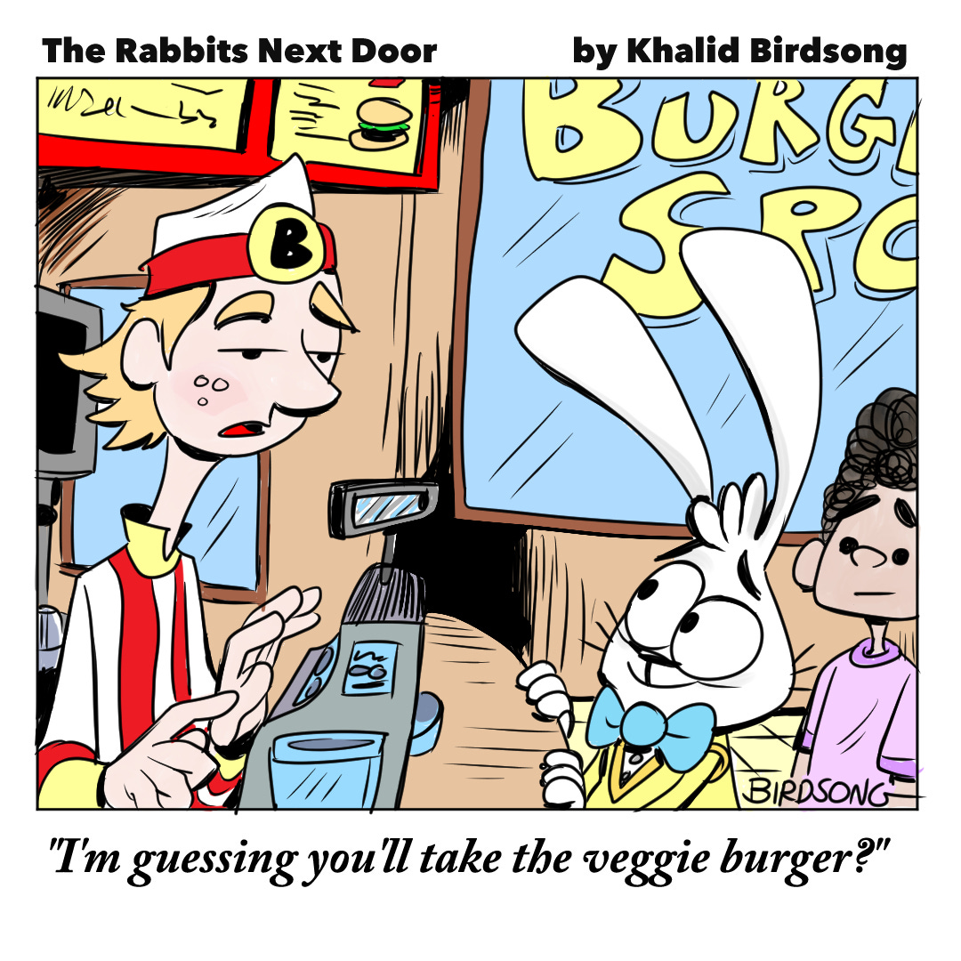 The Rabbits Next Door Set #6 - by Khalid Birdsong