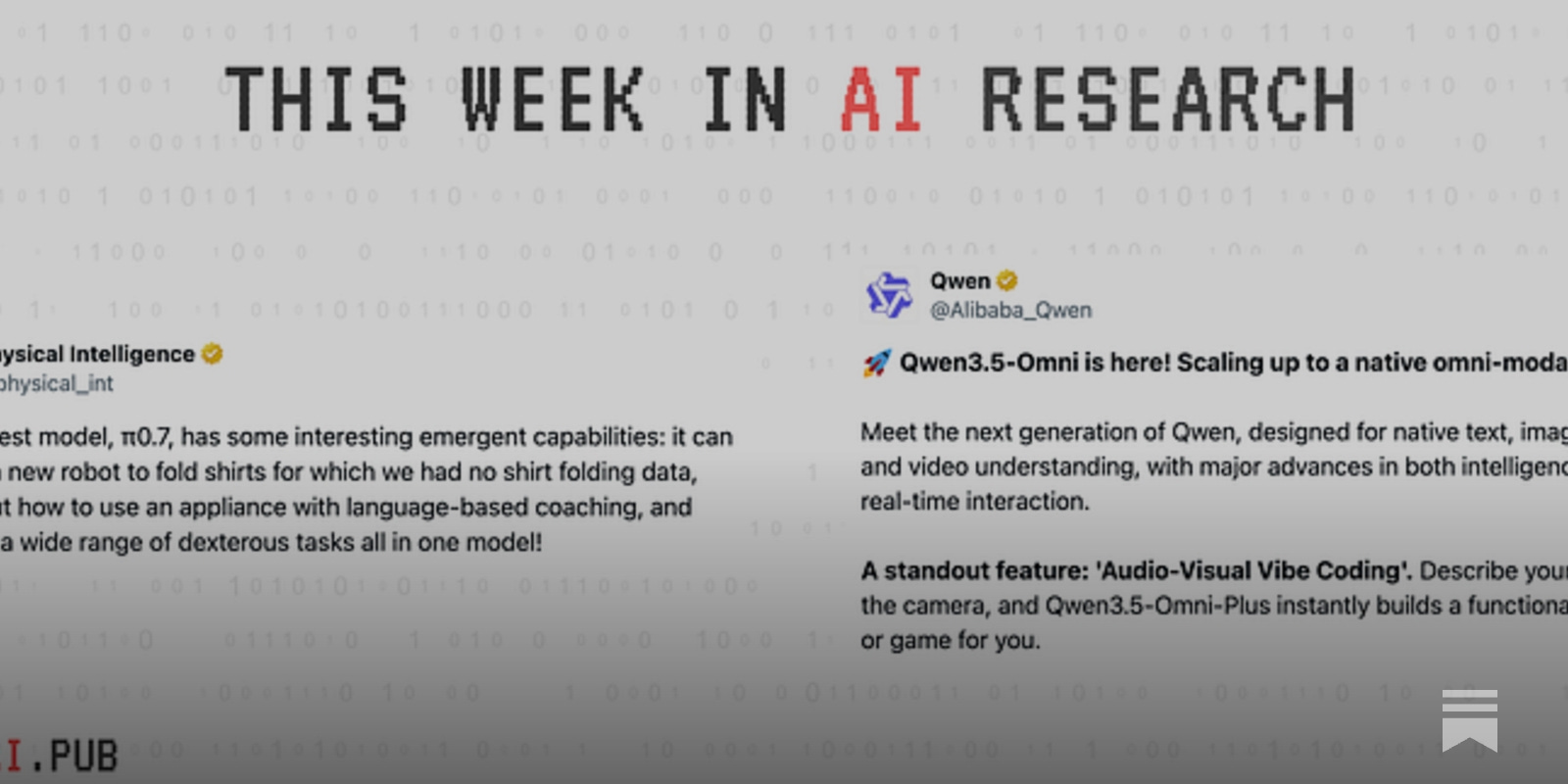 This Week In AI Research (12-18 April 26) 🗓️ - Into AI